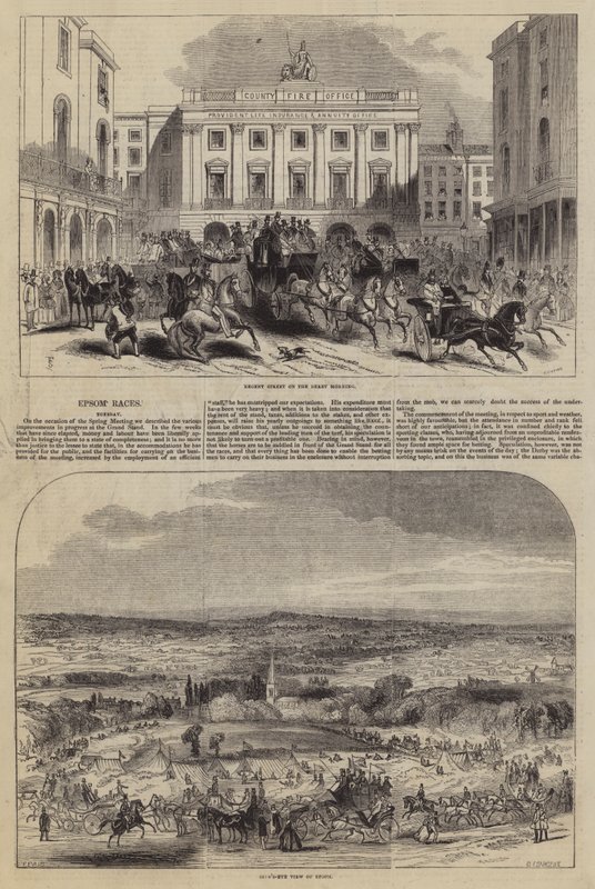 Epsom Races alkotó: Frederick Shepherd