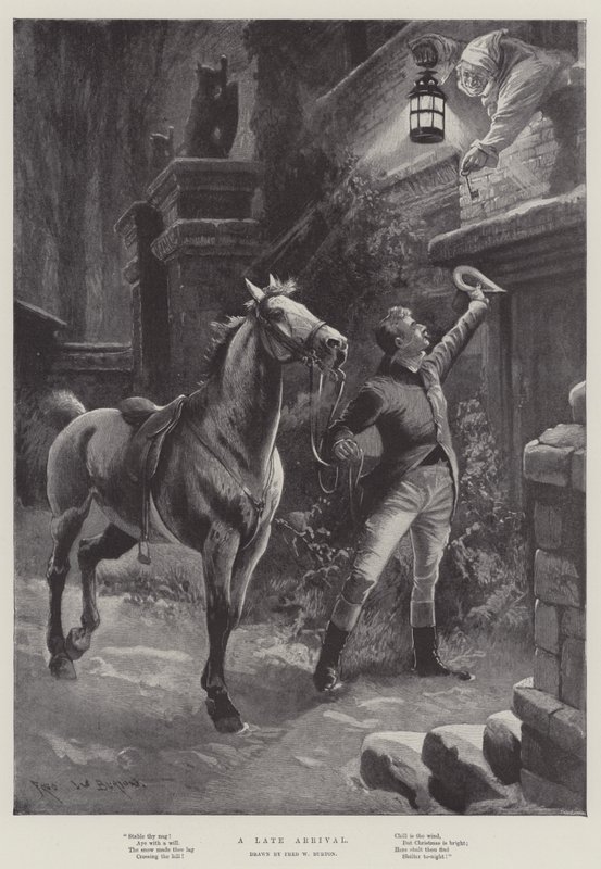 Késői érkezés alkotó: Frederick William Burton