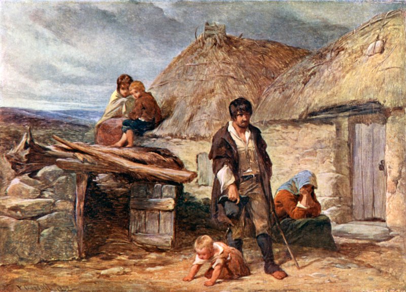 Egy ír kilakoltatás alkotó: Frederick (after) Goodall