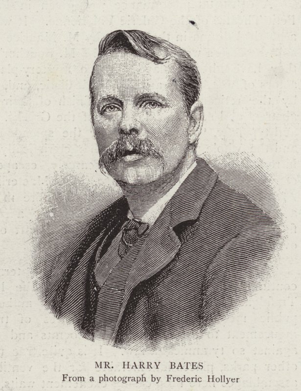 Harry Bates brit szobrász (litho) alkotó: Frederick (after) Hollyer