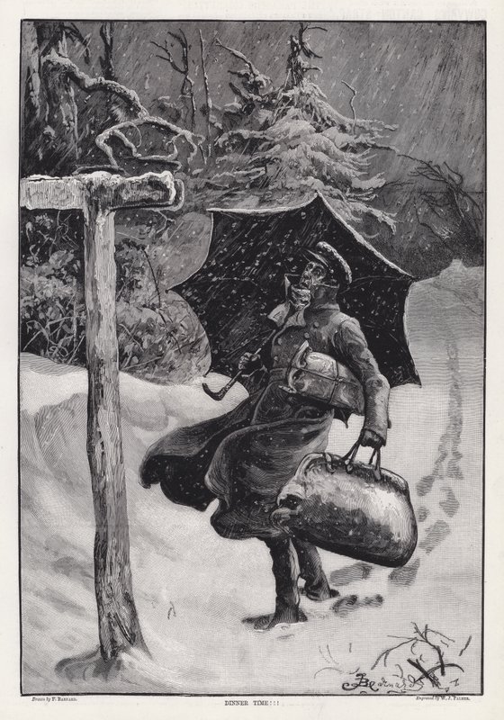 Vacsoraidő!!! (metszés) alkotó: Frederick (attr. to) Barnard