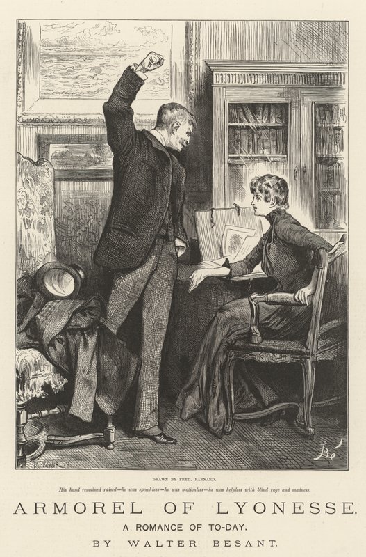 A lyonessei armorel, A mai romantika, Walter Besant alkotó: Frederick Barnard