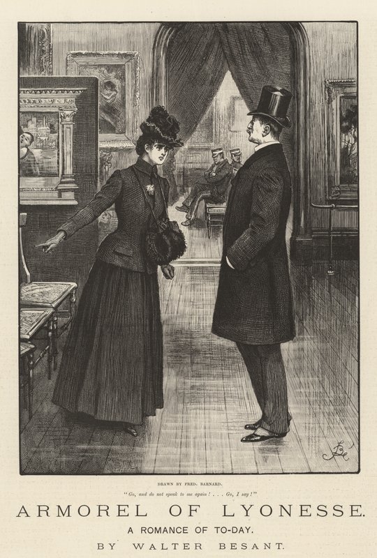 A lyonessei armorel, A mai romantika, Walter Besant alkotó: Frederick Barnard