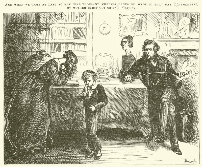 Illusztráció David Copperfield számára alkotó: Frederick Barnard