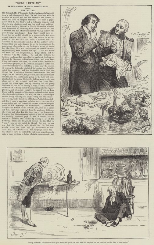 Emberek, akikkel találkoztam, a komornyik alkotó: Frederick Barnard