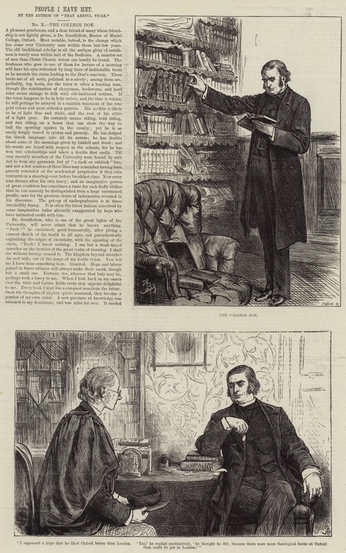 Emberek, akikkel találkoztam, a Kollégium Don alkotó: Frederick Barnard