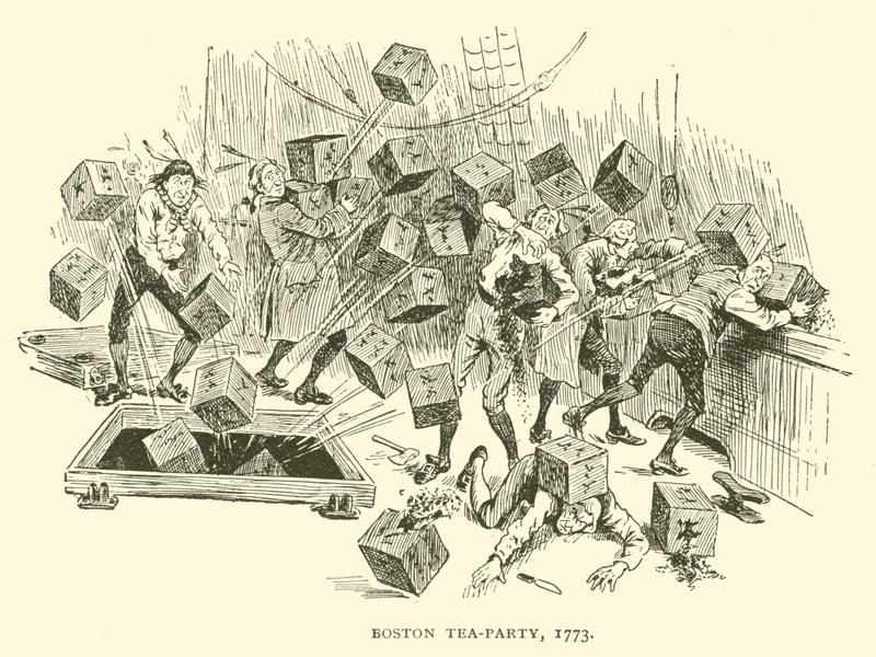 Boston Tea-Party, 1773 alkotó: Frederick Burr Opper