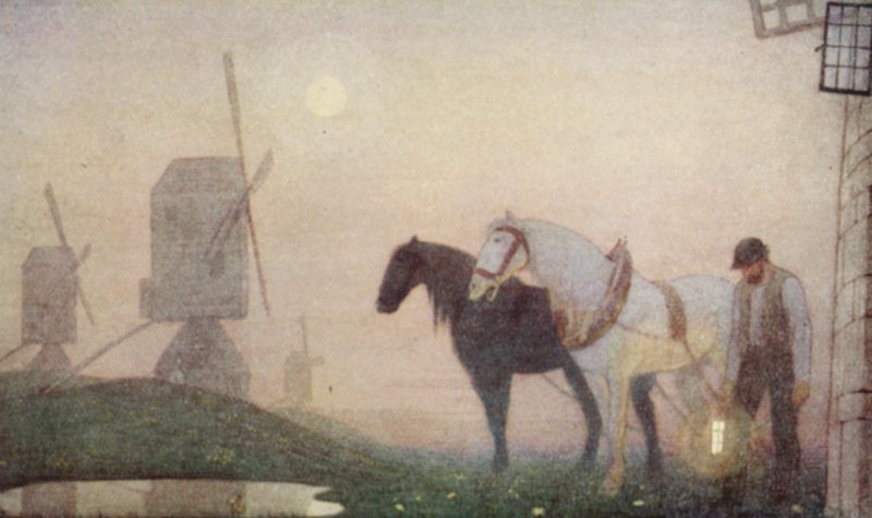 Kvéker szentek: (színes litográfia) alkotó: Frederick Cayley Robinson