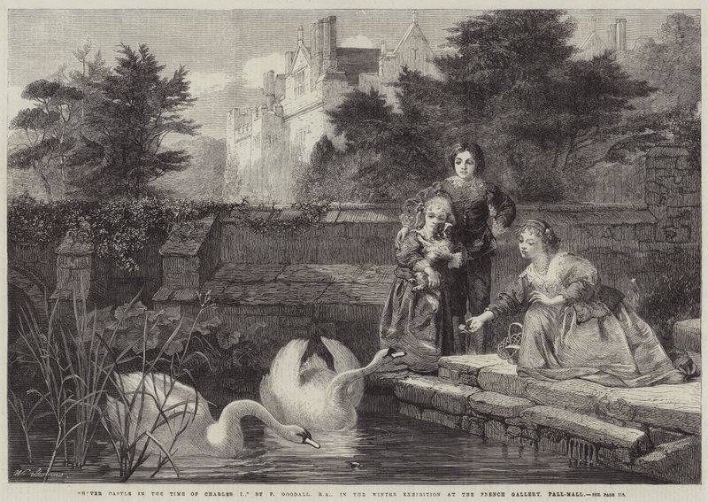 Hever-kastély I. Károly idejében alkotó: Frederick Goodall