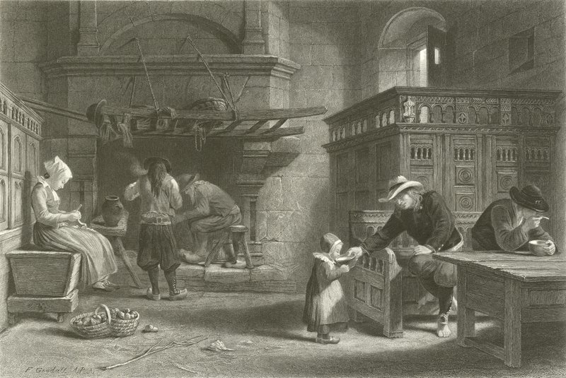 A házias étel, Bretagne alkotó: Frederick Goodall