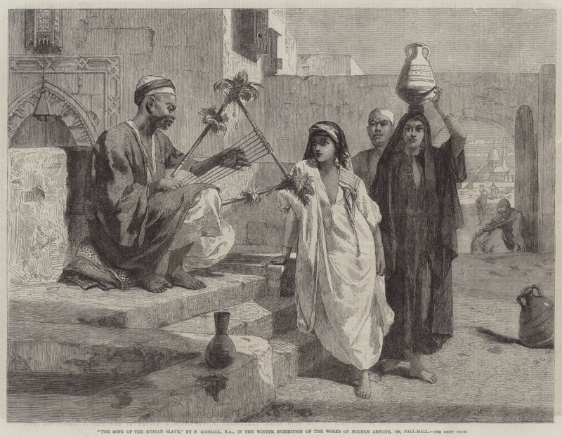 A núbiai rabszolga dala alkotó: Frederick Goodall