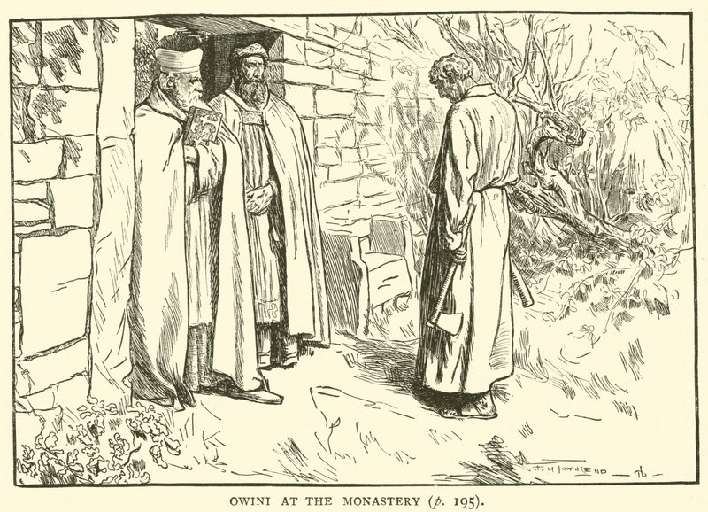 Owini a kolostorban alkotó: Frederick Henry Townsend