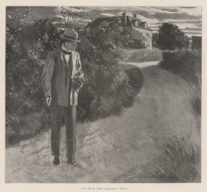 A tiszafák remete, szerző: E Nesbit alkotó: Frederick Henry Townsend