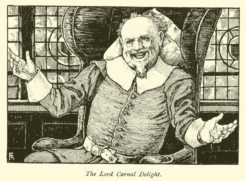 The Lord Carnal Delight (metszet) alkotó: Frederick Hurten Rhead