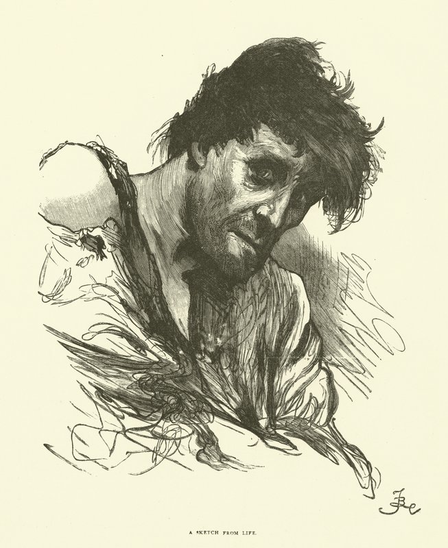 Vázlat az életből alkotó: Frederick L. Bernard