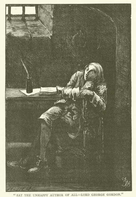 Illusztráció Barnaby Rudge számára alkotó: Frederick L. Bernard