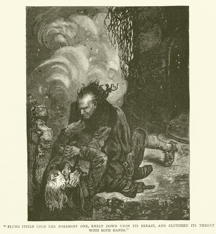 Illusztráció Barnaby Rudge számára alkotó: Frederick L. Bernard