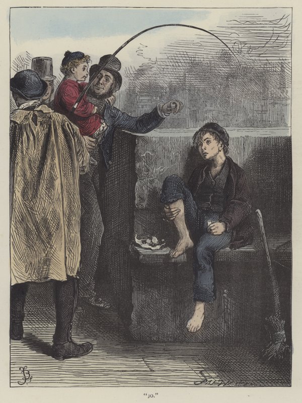 Illusztráció a Bleak House-hoz alkotó: Frederick L. Bernard
