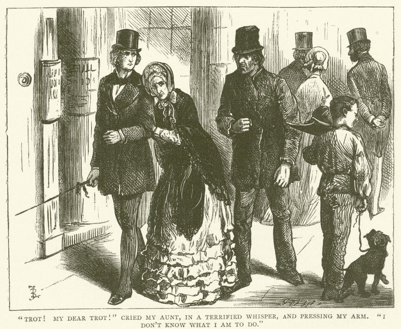 Illusztráció David Copperfield számára alkotó: Frederick L. Bernard