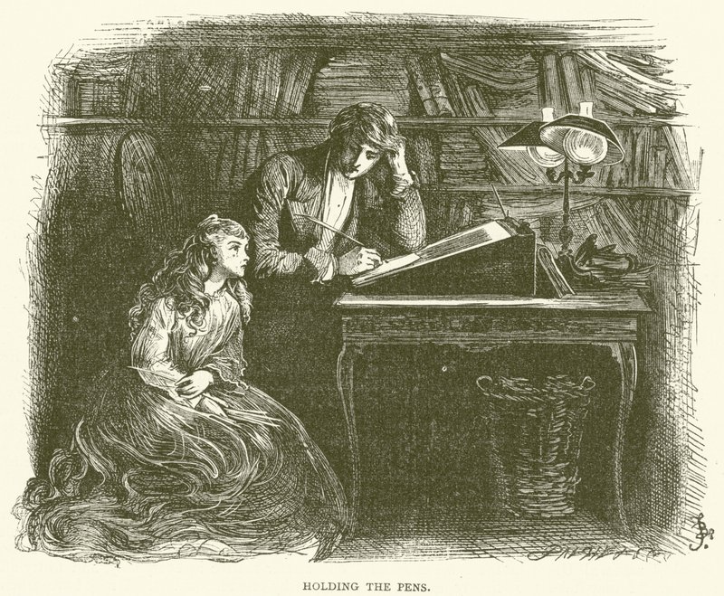 Illusztráció David Copperfield számára alkotó: Frederick L. Bernard