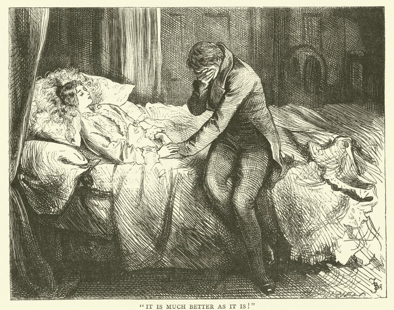 Illusztráció David Copperfield számára alkotó: Frederick L. Bernard