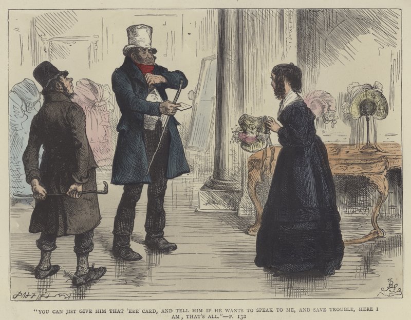 Illusztráció Nicholas Nickleby számára alkotó: Frederick L. Bernard