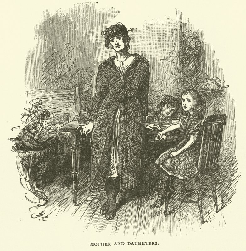 Anya és lányai alkotó: Frederick L. Bernard