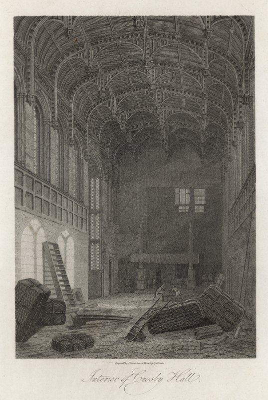 A Crosby Hall belseje alkotó: Frederick Nash
