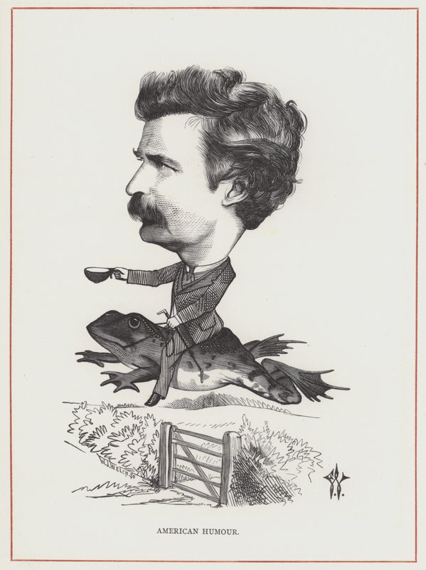 Mark Twain alkotó: Frederick Waddy
