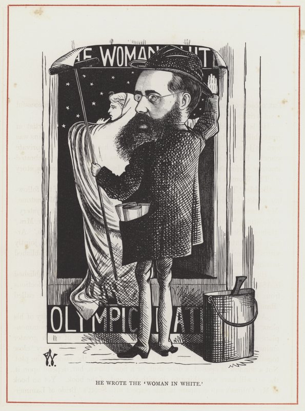 Wilkie Collins, A fehér ruhás nő alkotó: Frederick Waddy