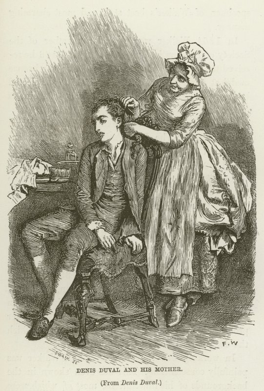 Denis Duval és az anyja alkotó: Frederick Walker