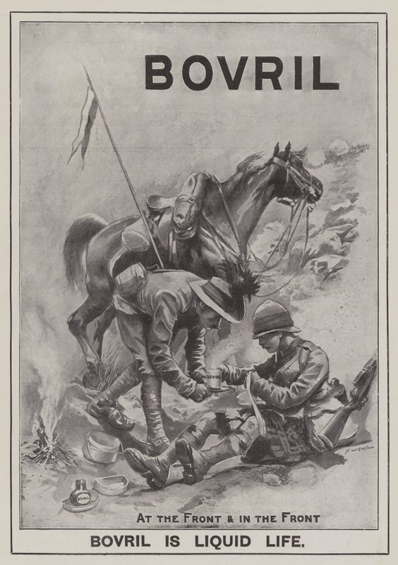 Reklám, Bovril (metszet) alkotó: Frederick William Burton