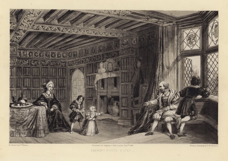 Feering House, Essex (litotint) alkotó: Frederick William Fairholt