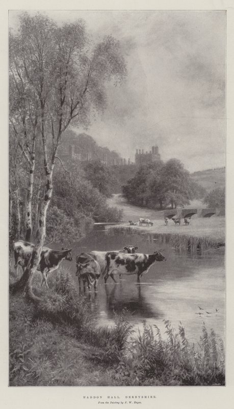 Haddon Hall, Derbyshire alkotó: Frederick William Hayes