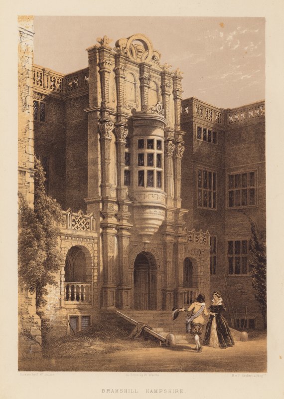 Bramshill, Hampshire (akvatinta) alkotó: Frederick William Hulme