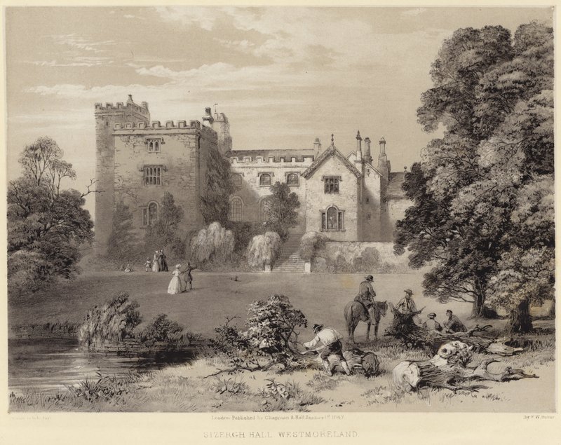 Sizergh Hall Westmorelandben alkotó: Frederick William Hulme