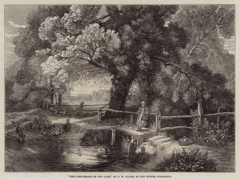 A gyaloghíd a sávban alkotó: Frederick William Hulme