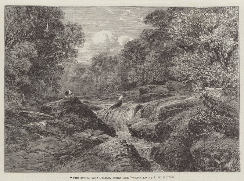 The Strid, Wharfdale, Yorkshire alkotó: Frederick William Hulme