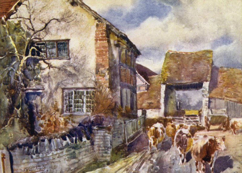 Mary Ardens Cottage, Wilmcote alkotó: Frederick William Newton Whitehead