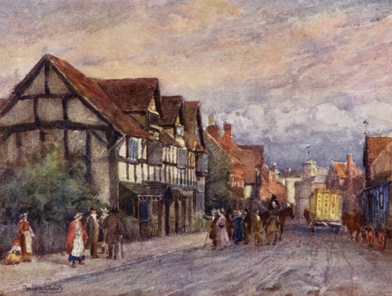Shakespeare születési helye alkotó: Frederick William Newton Whitehead