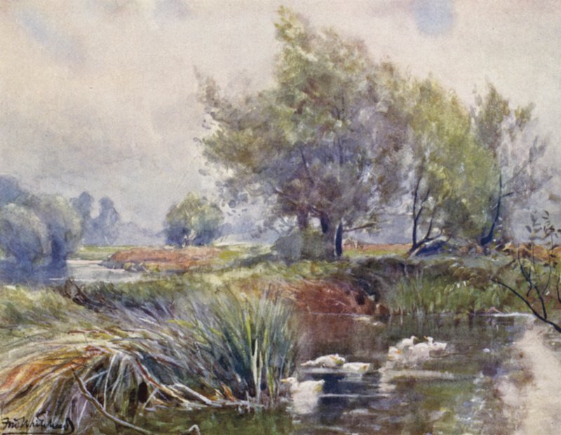 Az Avon, Stratford-on-Avon alatt alkotó: Frederick William Newton Whitehead