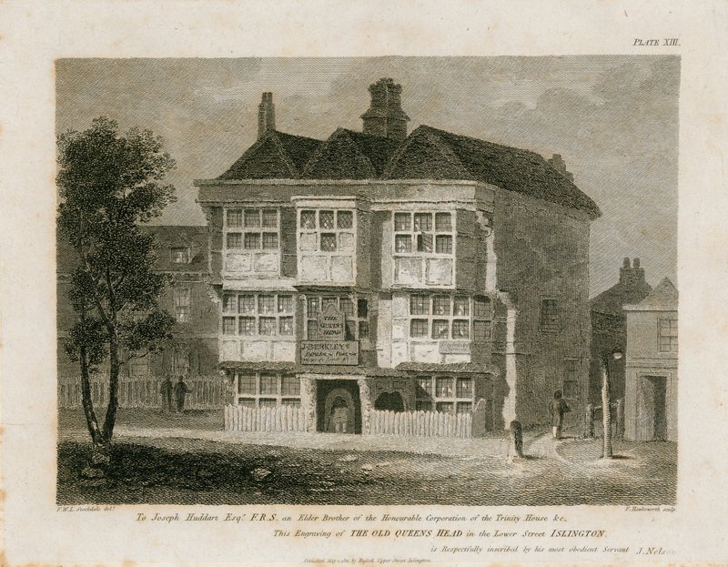 Az öreg királynő feje, Islington alkotó: Frederick Wilton Litchfield Stockdale
