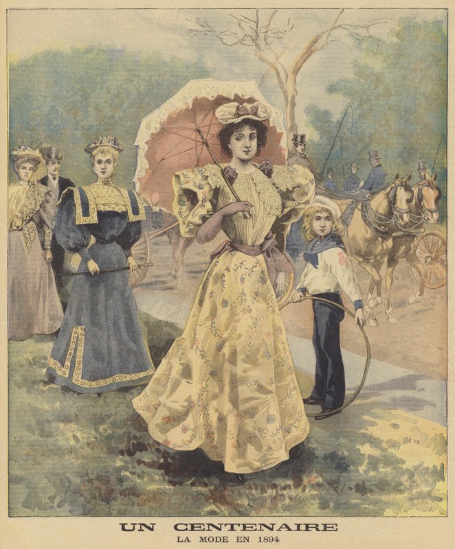 Százéves évforduló: divat 1894-ben alkotó: French School