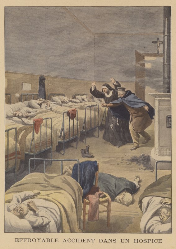 Félelmetes baleset egy hospice-ban alkotó: French School