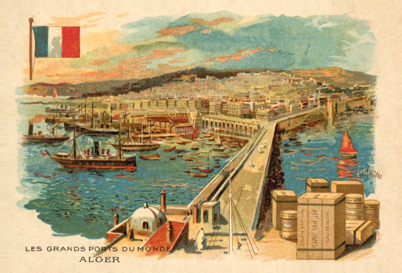 Algír (chromolitho) alkotó: French School