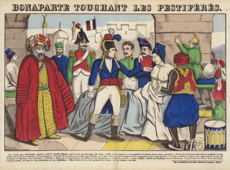 Bonaparte megérintette a Pestifereket alkotó: French School