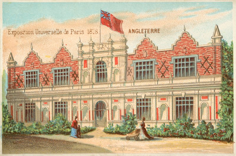 Brit pavilon, egyetemes kiállítás, 1878 alkotó: French School