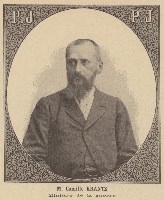 Camille Krantz francia hadügyminiszter alkotó: French School