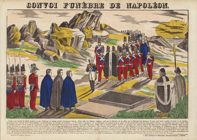 Napóleon temetési konvoja alkotó: French School