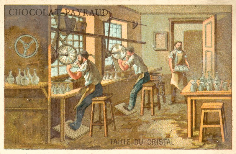 Vágó kristály alkotó: French School